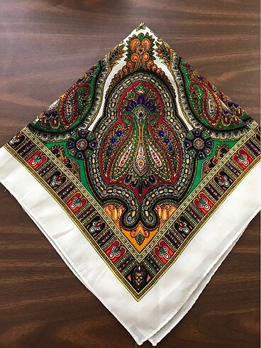 Vintage eşarp - Görsel 5