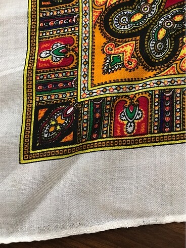 Vintage eşarp - Görsel 3