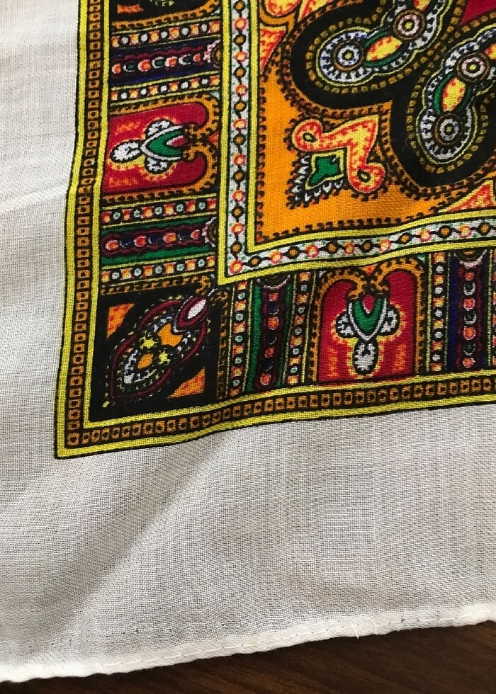 Vintage eşarp - Görsel 3