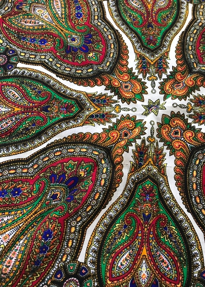 Vintage eşarp - Görsel 2