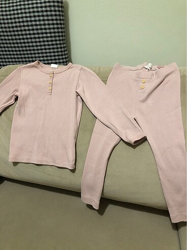 Takım H&M unisex 18/24 ay 2 adet salopet