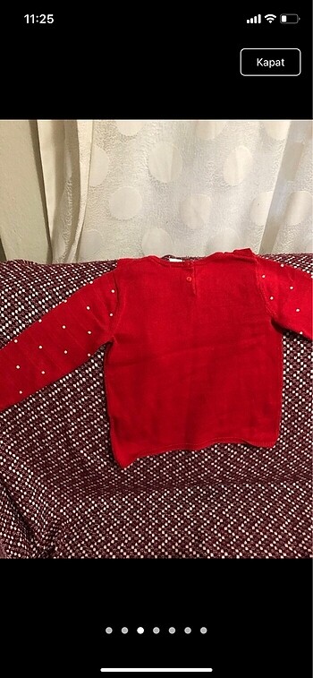 1,5 Yaş Beden Kız bebek kazak 12/18 ay H&M