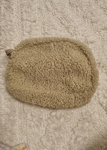 Kürk Detaylı Bej Kadın El Çantası - Görsel 2