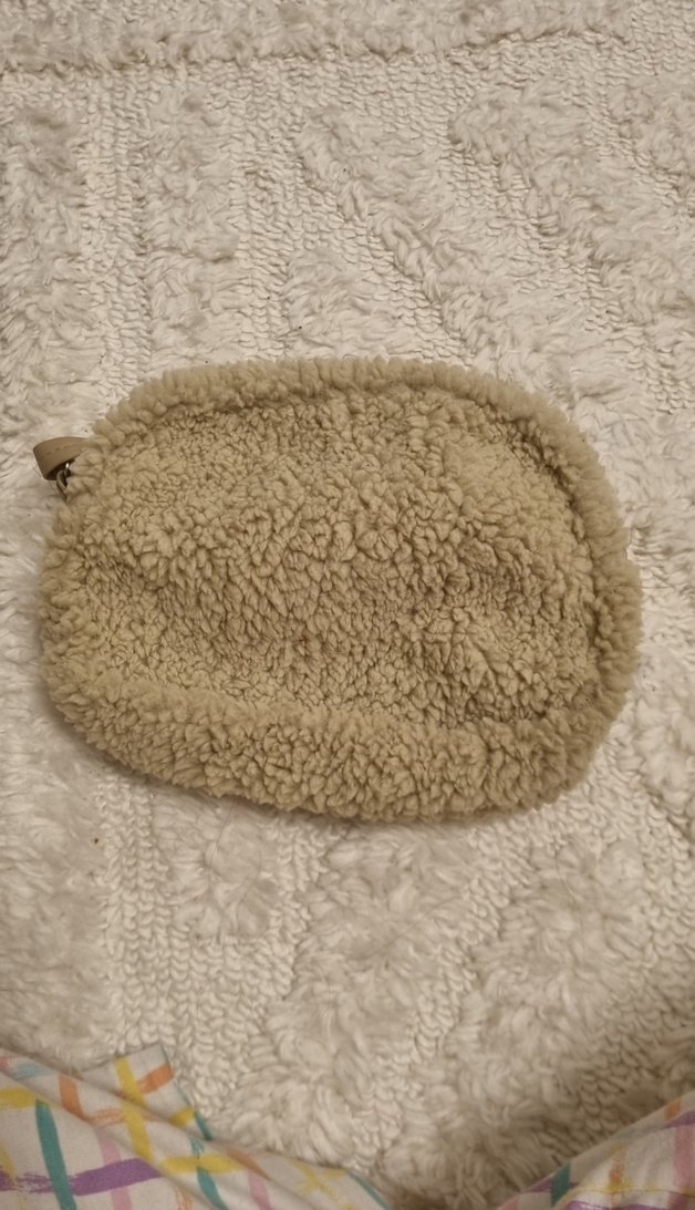 Kürk Detaylı Bej Kadın El Çantası - Görsel 2