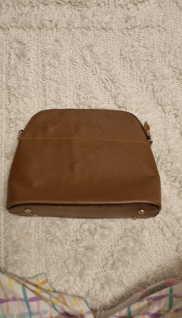 Zara Bej Deri Fermuarlı Kadın Çanta - Görsel 2