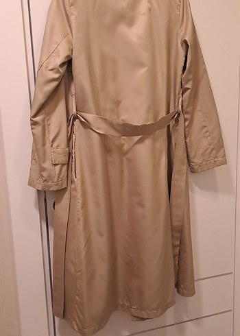 m Beden camel Renk Bej Uzun Kadın Trençkot