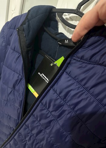 Kadın lacivert mont - Görsel 5