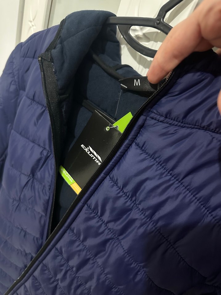 Kadın lacivert mont - Görsel 5