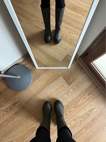 38 Beden haki Renk Nine West Çizme