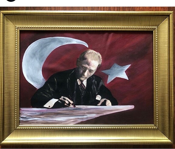 Yağlıboya Atatürk