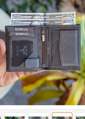 Antrasit Erkek Cüzdan - Görsel 3