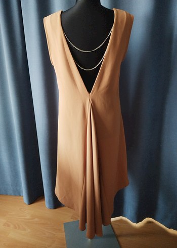 Roman Sırt Dekolteli Elbise - Görsel 4