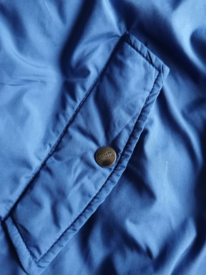 Zara Erkek Çocuk Mavi Kapüşonlu Fermuarlı Mont - Görsel 4