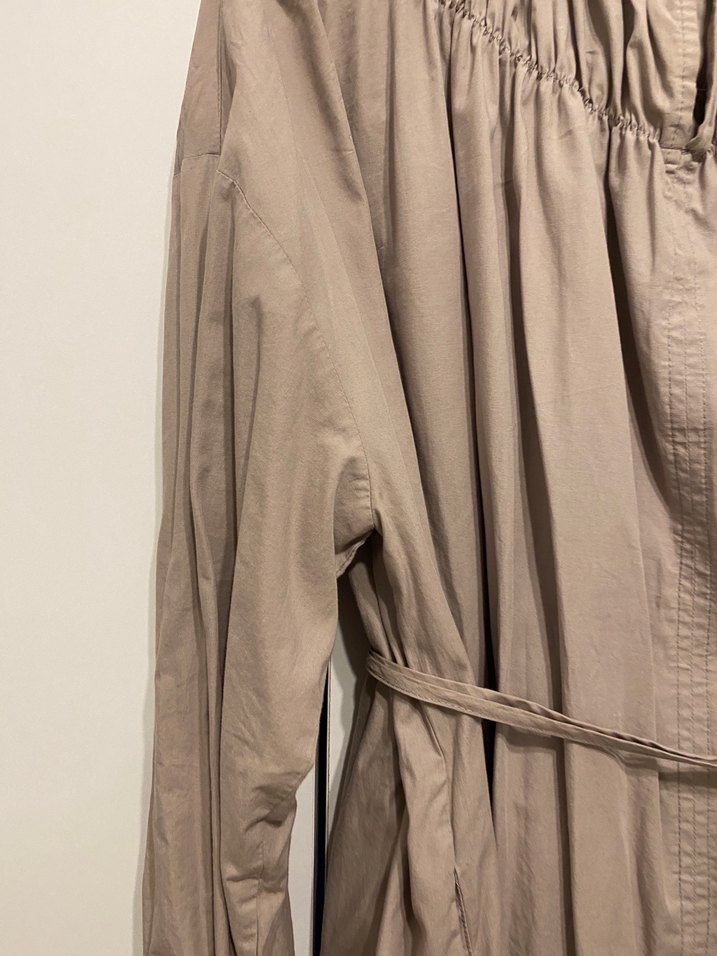 Bej Kemerli gömlek tunik - Görsel 2