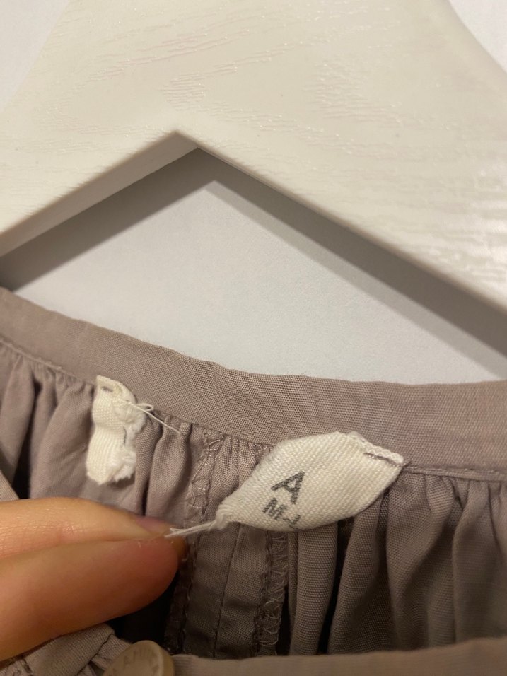 Bej Kemerli gömlek tunik - Görsel 3