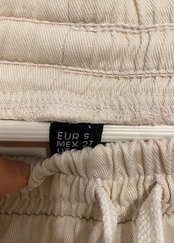 Bej Kadın Bol Kesim Keten Pantolon - Görsel 3