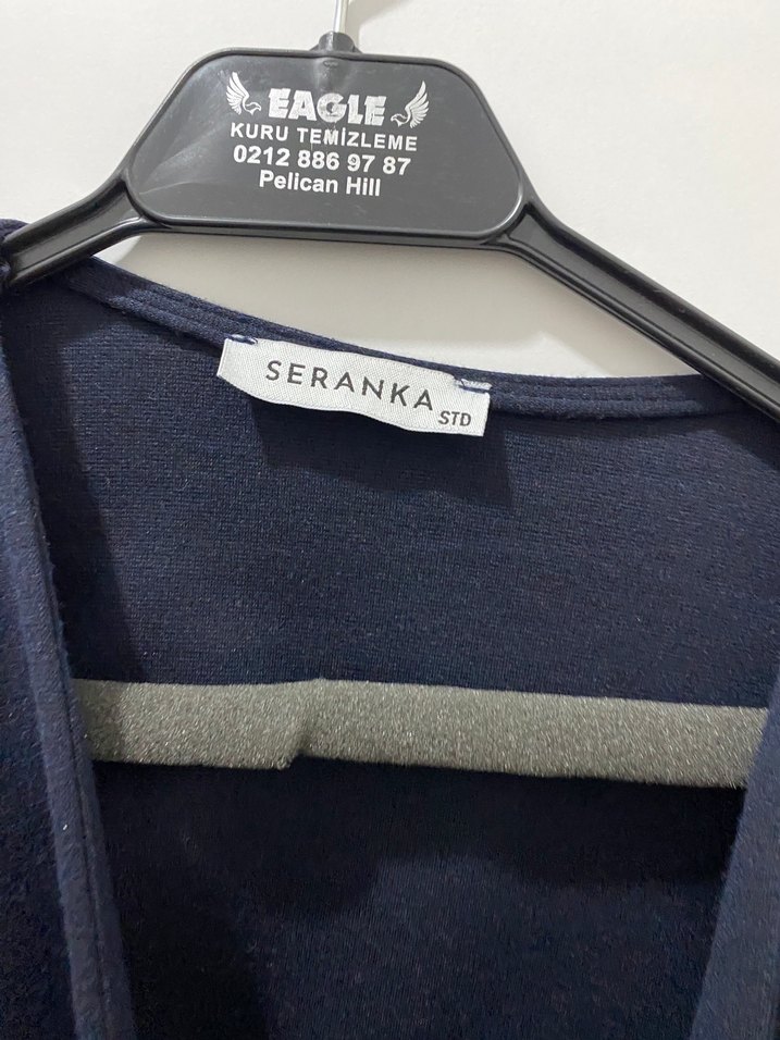 Lacivert Midi Kadın Ceket - Görsel 4