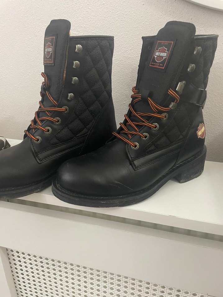 Erkek deri Biker Bot - Görsel 3