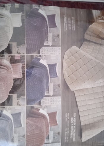 Bordo Parlak Düz Kadife yatak örtüsü - Görsel 4