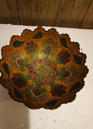 Pirinç çift yön desenli kase srı