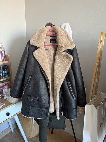 Biker ceket Stradivarius