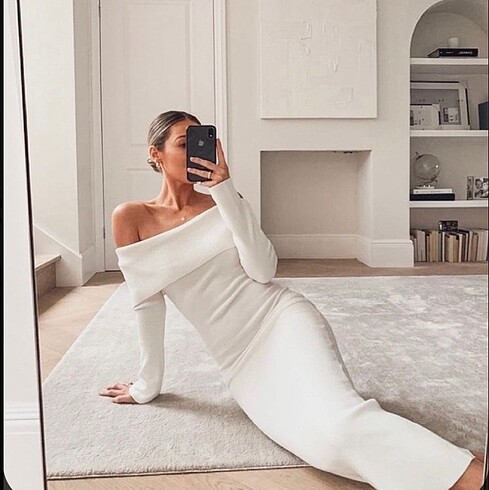 Madonna yaka / dusuk yaka / off shoulder dusuk omuz uzun nikah v