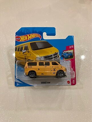 Hot wheels Dodge Van sarı