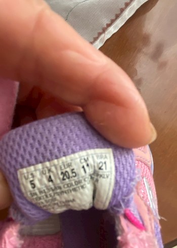 Kız Çocuk Pembe Spor Ayakkabı Velcro - Görsel 3