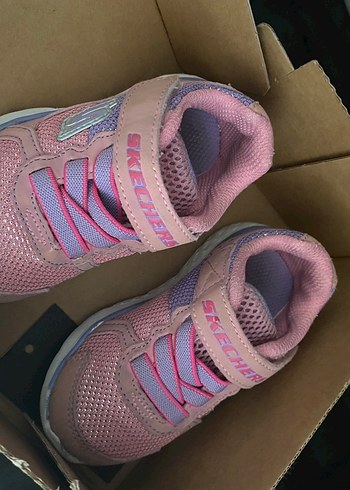 Kız Çocuk Pembe Spor Ayakkabı Velcro - Görsel 2