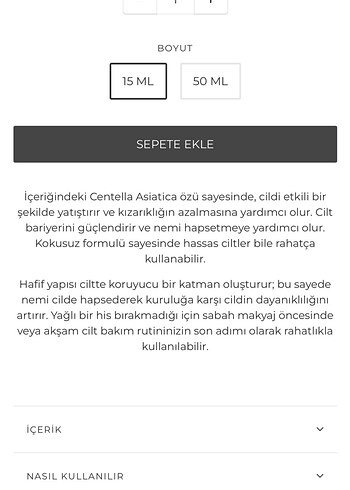 Purito Centella Asiatica Krem 15ml - Görsel 5