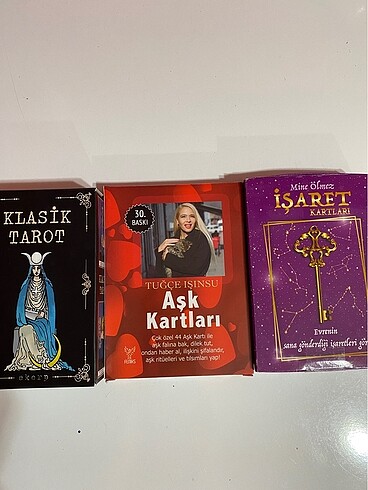 Klasik Tarot, İşaret Kartları ve Aşk kartları