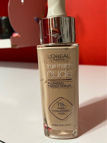 Loreal True Match Nude Plumping Tinted Serum Fondoten