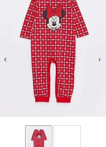 4 Yaş Beden kırmızı Renk Minnie mouse tulum