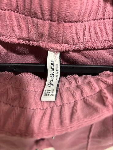 Stradivarius Stradivarius ince kadife jogger