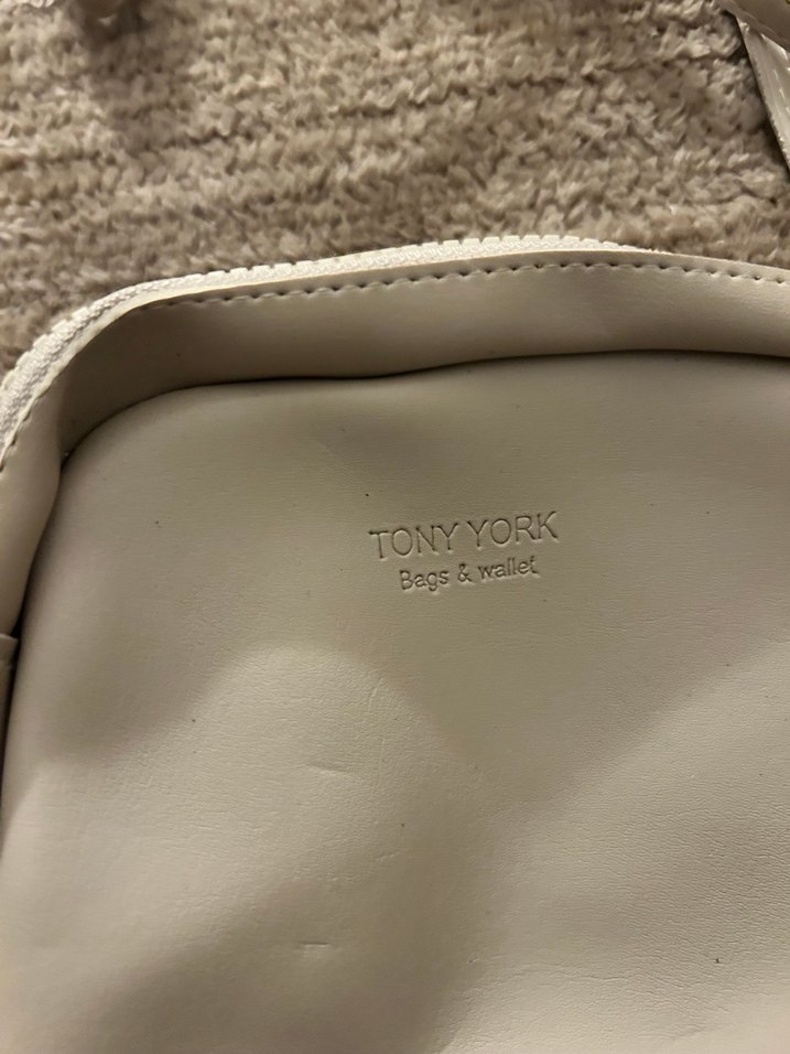 Bej Deri Kadın Çapraz Çanta  - Görsel 2