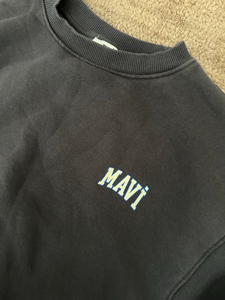 Gri MAVİ Kadın Sweatshirt Uzun Kollu - Görsel 2
