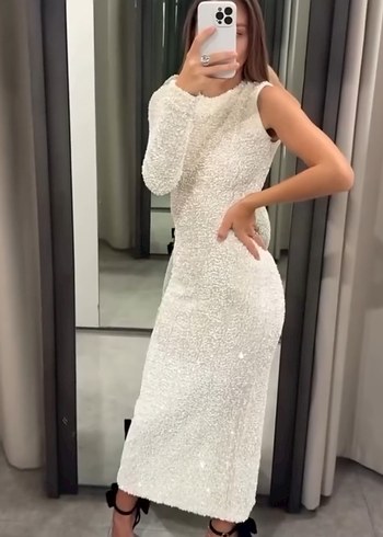 Zara Zara pullu elbise