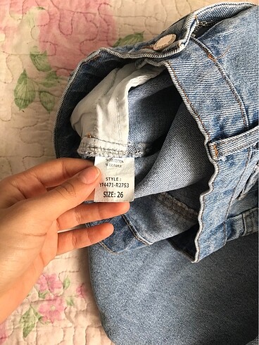 26 Beden mavi Renk pantolon