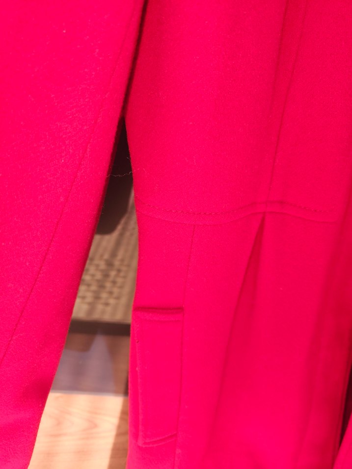 M&S Kırmızı Kadın Kaban - Görsel 3