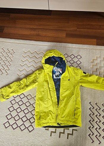 Quiksilver Erkek Sarı Fermuarlı Mont - Görsel 3