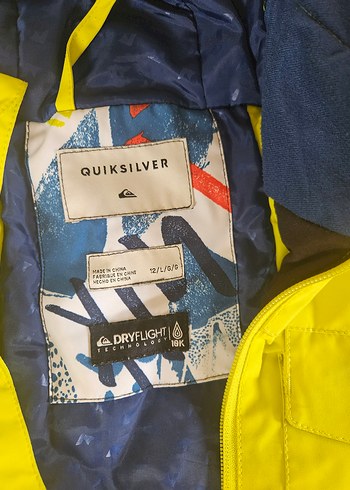 Quiksilver Erkek Sarı Fermuarlı Mont - Görsel 2