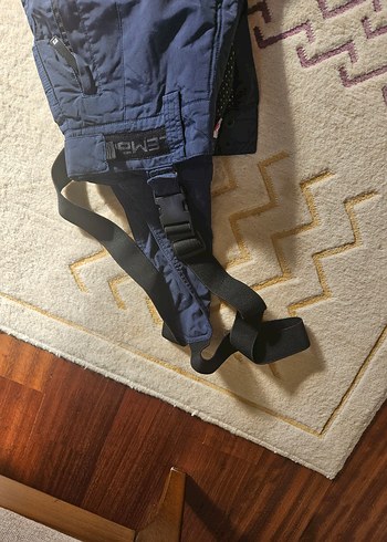 Erkek lacivert kayak/snowboard Pantolonu, askılı, Sokak Stili - Görsel 5