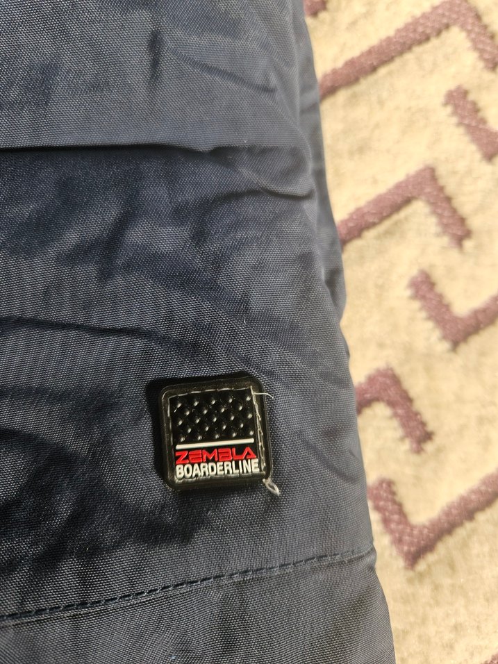 Erkek lacivert kayak/snowboard Pantolonu, askılı, Sokak Stili - Görsel 3