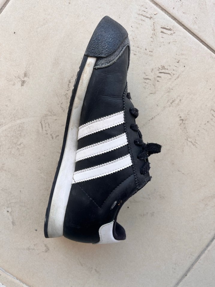 Siyah Beyaz Kadın Spor Ayakkabı - Görsel 4