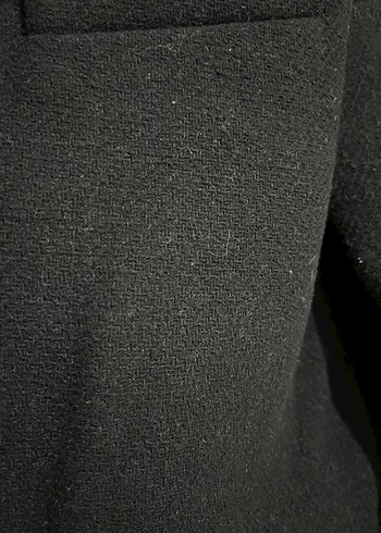 Siyah Düğmeli Uzun Kaban - Görsel 2