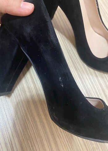 Diğer Siyah Stiletto Topuklu Kadın Ayakkabı
