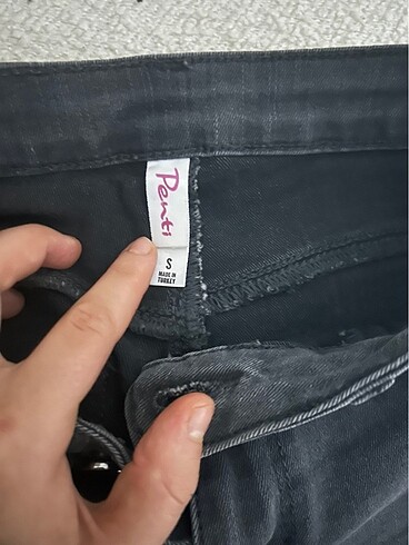 Penti kot pantalon gri