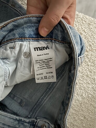 Mavi mom jeans star yeni