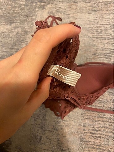 xs Beden bordo Renk Penti bralet