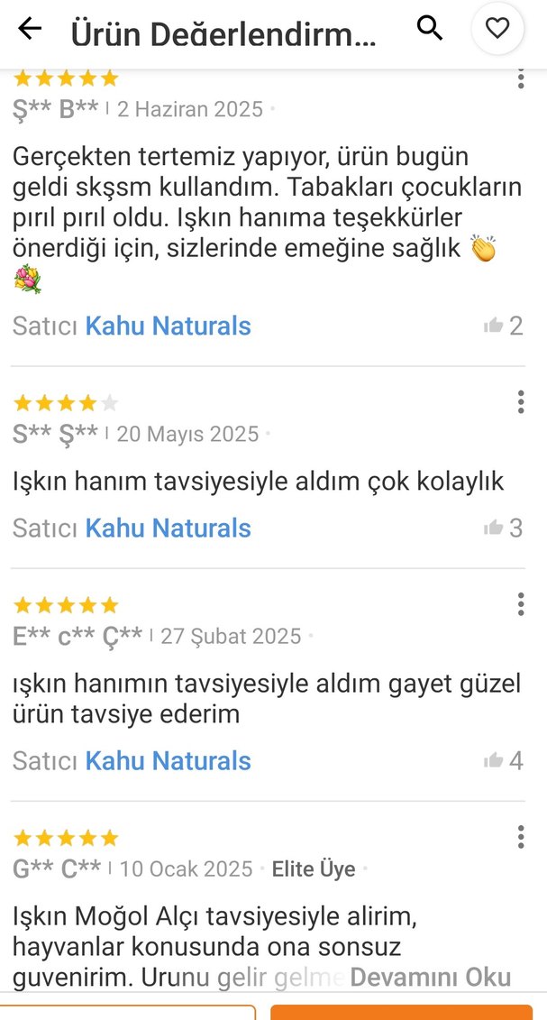 KAHU Naturals HOC Temizleyici ve Koku Giderici Sprey - Görsel 2